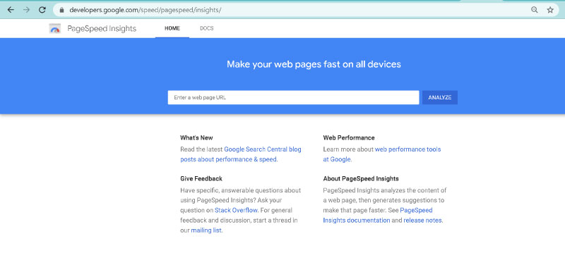 PageSpeed Insights Google